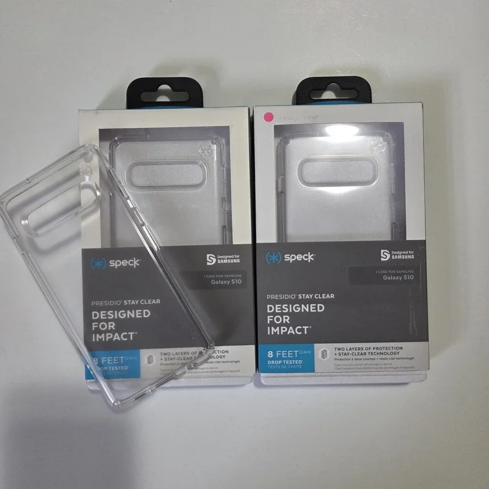 Galaxy S10 case bundle 3 clear cases by Speck for Samsung